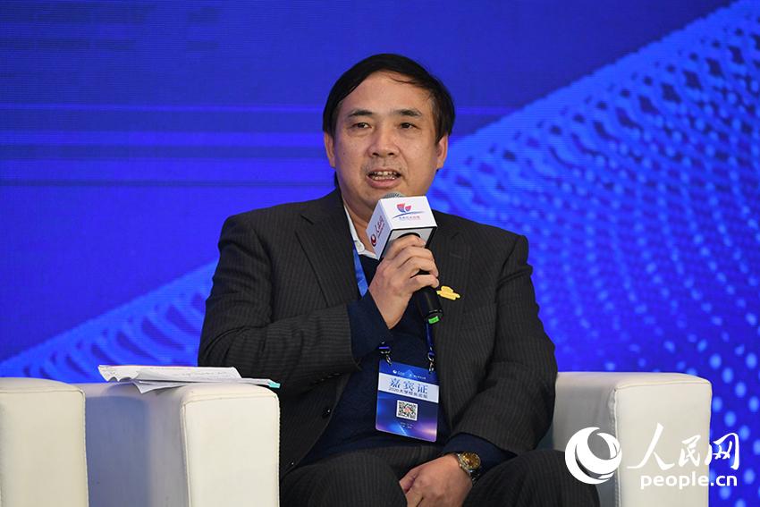 惠州學院副校長劉國棟。人民網記者 翁奇羽 攝